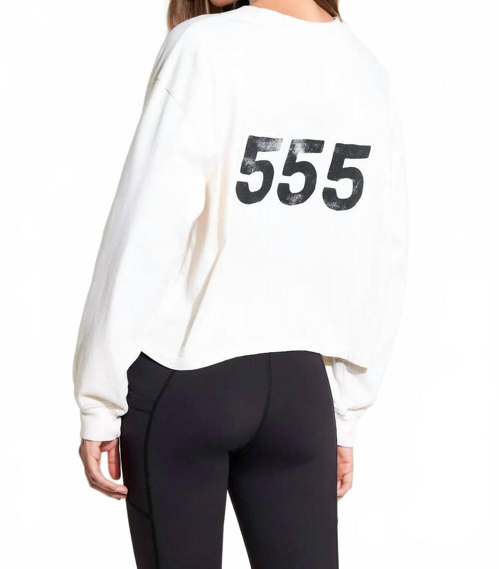 NEW SPIRITUAL GANGSTER perry long sleeve top in canvas